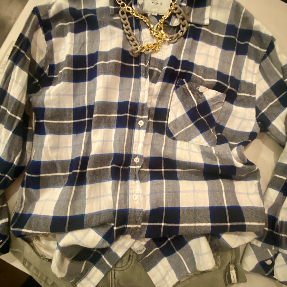 Rails | Womens Button Up Flannel Top - image 8